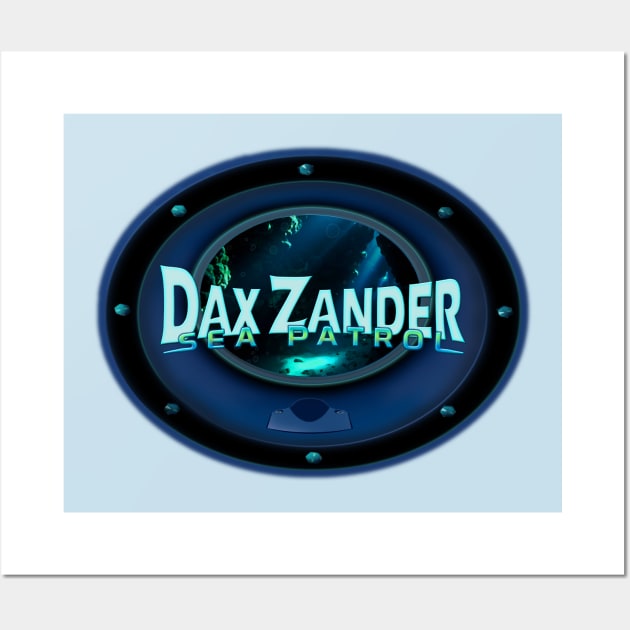 DAX ZANDER PORTHOLE VIEW Wall Art by toonpainter